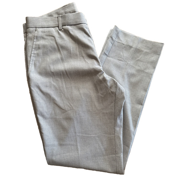 Tommy Hilfiger Tate Gray Houndstooth TH-Flex Dress Pants Mens Size 32 X 30 - Picture 2 of 9